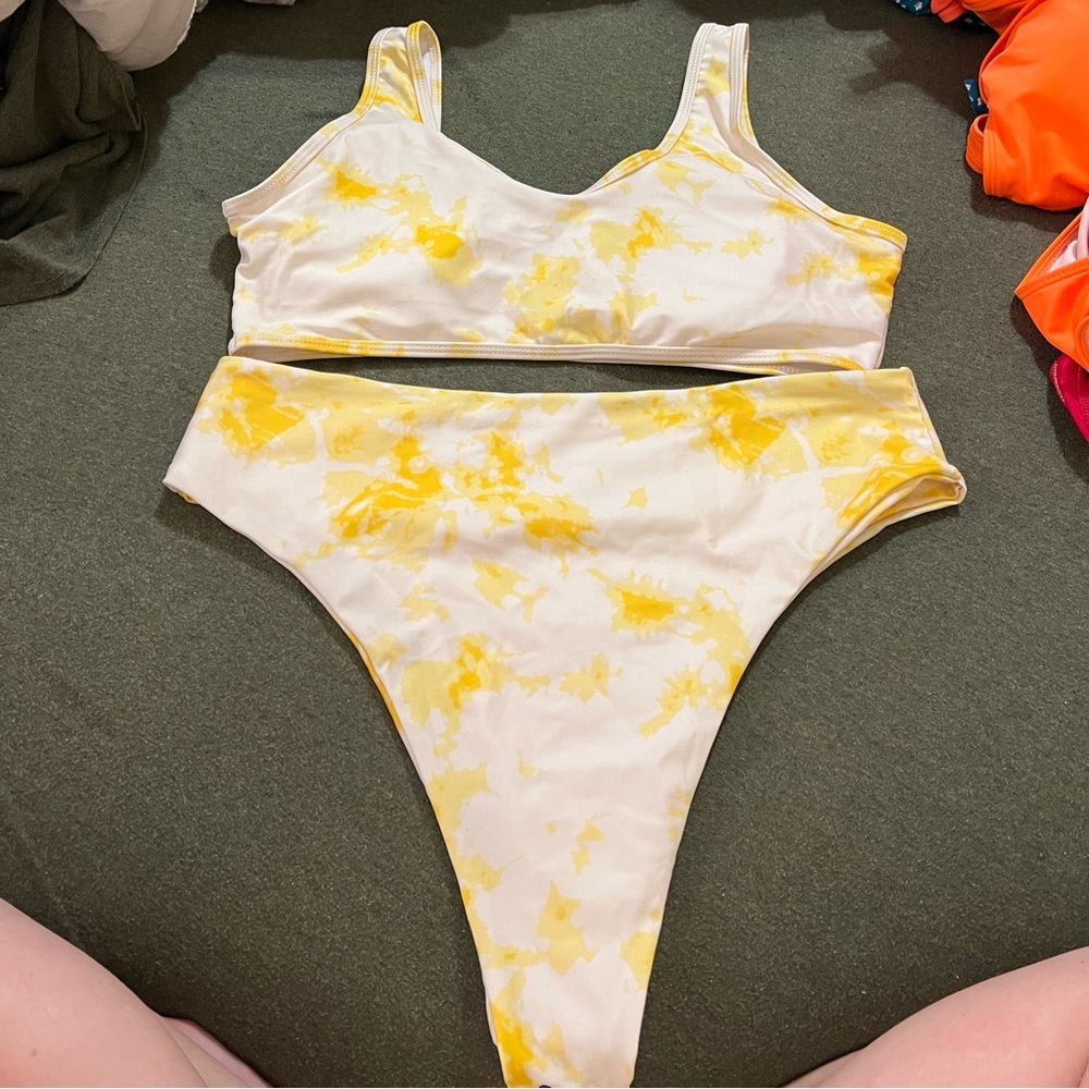 Yellow Tye Dye Bikini - Picture 4 of 4